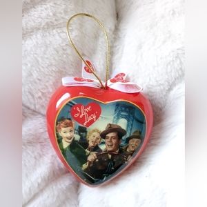 2006 CBS I Love Lucy California Here We Come Red Heart Ornament